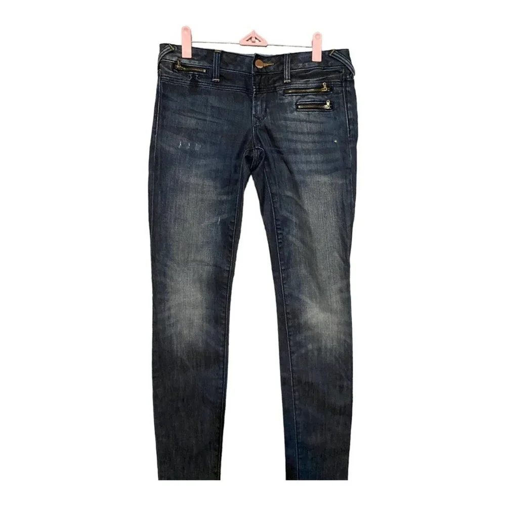 Gap 1969 Jeans Womens Size 26/2A Always Skinny Low Rise Original Fit Dark Denim